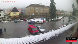 Střed obce Rokytnice nad Jizerou