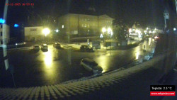 Střed obce Rokytnice nad Jizerou