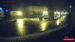 Střed obce Rokytnice nad Jizerou