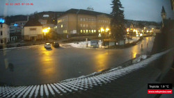 Střed obce Rokytnice nad Jizerou