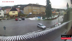 Střed obce Rokytnice nad Jizerou