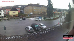 Střed obce Rokytnice nad Jizerou