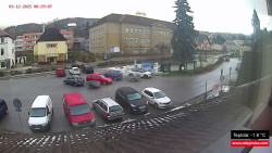 Střed obce Rokytnice nad Jizerou