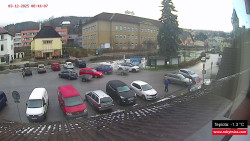 Střed obce Rokytnice nad Jizerou