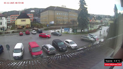 Střed obce Rokytnice nad Jizerou