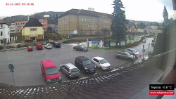 Střed obce Rokytnice nad Jizerou