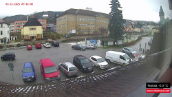 Střed obce Rokytnice nad Jizerou