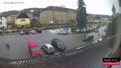 Střed obce Rokytnice nad Jizerou