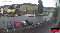 Střed obce Rokytnice nad Jizerou