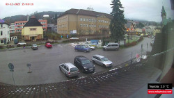 Střed obce Rokytnice nad Jizerou