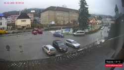 Střed obce Rokytnice nad Jizerou