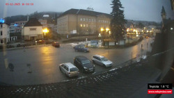 Střed obce Rokytnice nad Jizerou