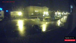 Střed obce Rokytnice nad Jizerou