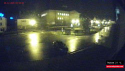 Střed obce Rokytnice nad Jizerou