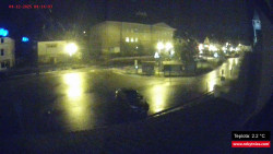 Střed obce Rokytnice nad Jizerou