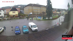 Střed obce Rokytnice nad Jizerou