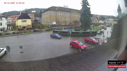 Střed obce Rokytnice nad Jizerou