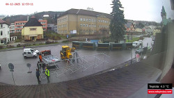 Střed obce Rokytnice nad Jizerou