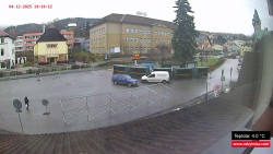 Střed obce Rokytnice nad Jizerou