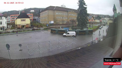 Střed obce Rokytnice nad Jizerou