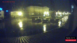 Střed obce Rokytnice nad Jizerou