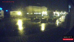 Střed obce Rokytnice nad Jizerou