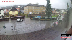 Střed obce Rokytnice nad Jizerou