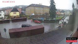 Střed obce Rokytnice nad Jizerou