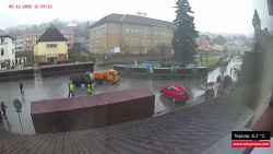 Střed obce Rokytnice nad Jizerou