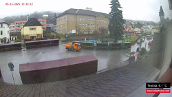 Střed obce Rokytnice nad Jizerou