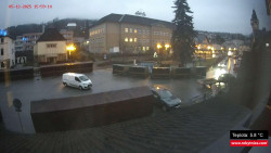 Střed obce Rokytnice nad Jizerou