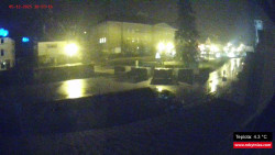 Střed obce Rokytnice nad Jizerou