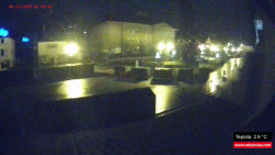 Střed obce Rokytnice nad Jizerou