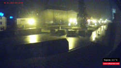 Střed obce Rokytnice nad Jizerou