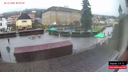 Střed obce Rokytnice nad Jizerou