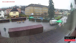 Střed obce Rokytnice nad Jizerou