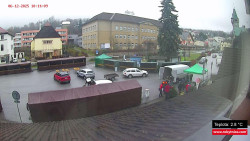 Střed obce Rokytnice nad Jizerou