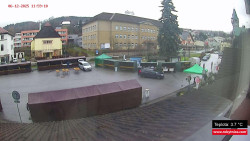 Střed obce Rokytnice nad Jizerou