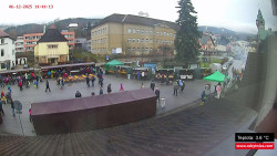 Střed obce Rokytnice nad Jizerou