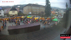 Střed obce Rokytnice nad Jizerou