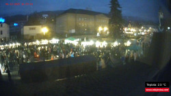 Střed obce Rokytnice nad Jizerou