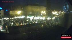 Střed obce Rokytnice nad Jizerou