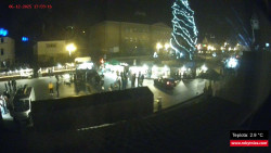 Střed obce Rokytnice nad Jizerou