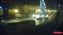 Střed obce Rokytnice nad Jizerou