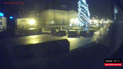 Střed obce Rokytnice nad Jizerou