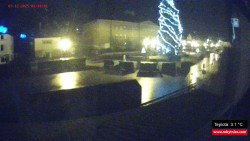 Střed obce Rokytnice nad Jizerou