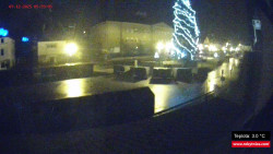 Střed obce Rokytnice nad Jizerou