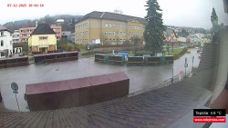 Střed obce Rokytnice nad Jizerou