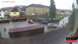 Střed obce Rokytnice nad Jizerou