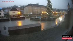 Střed obce Rokytnice nad Jizerou